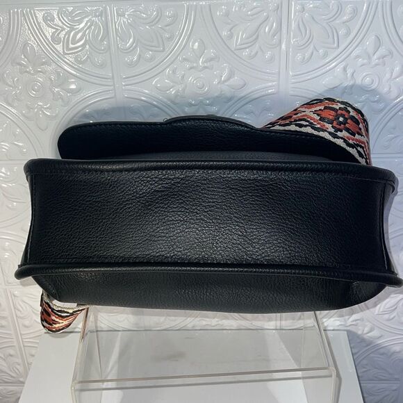 NWT Leather Handbag with Guitar Strap - Picture 6 of 8